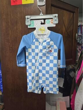 9m brand new disney baby, swimsuit rash guard item 343